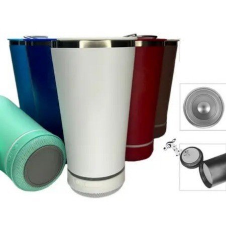 Copo Stanley 420ml Com Caixa de Som Bluetooth