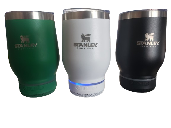 Copo Stanley 360ml Com Caixa de Som Bluetooth