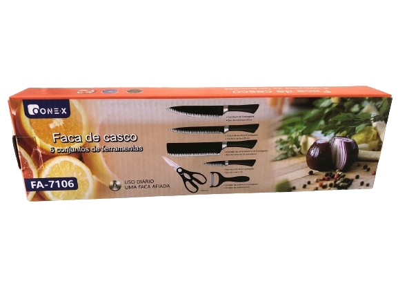Kit de facas 6 peças FA-7106