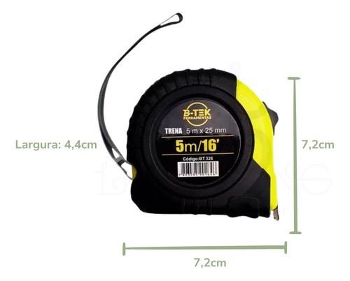 Trena 5 metros Emborrachada Com Trava Profissional