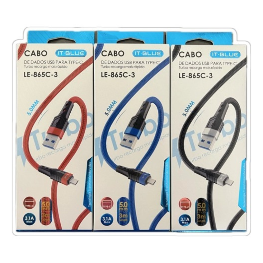 Cabo Tipo C it.Blue LE-865C-3