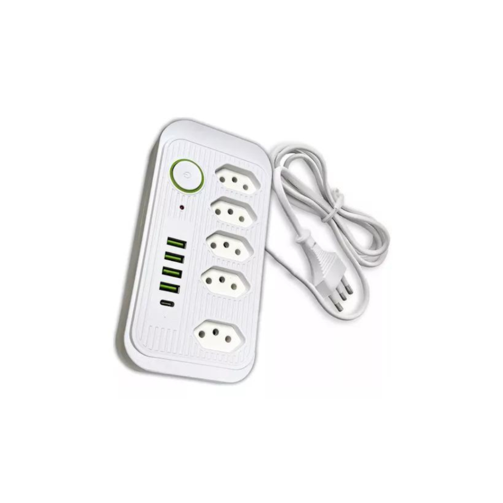 Extensão Elétrica Com Filtro de Linha Multi-entradas One-X EX-5605