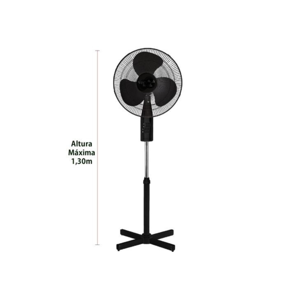 Ventilador Pedestal RyMaxi 1,3m 220v