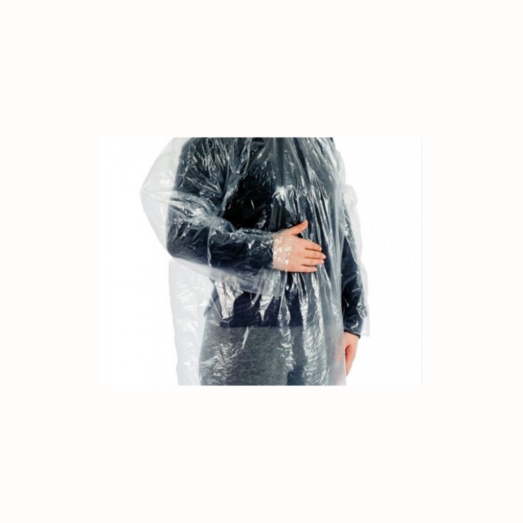 Capa de Chuva Impermeável Descartável