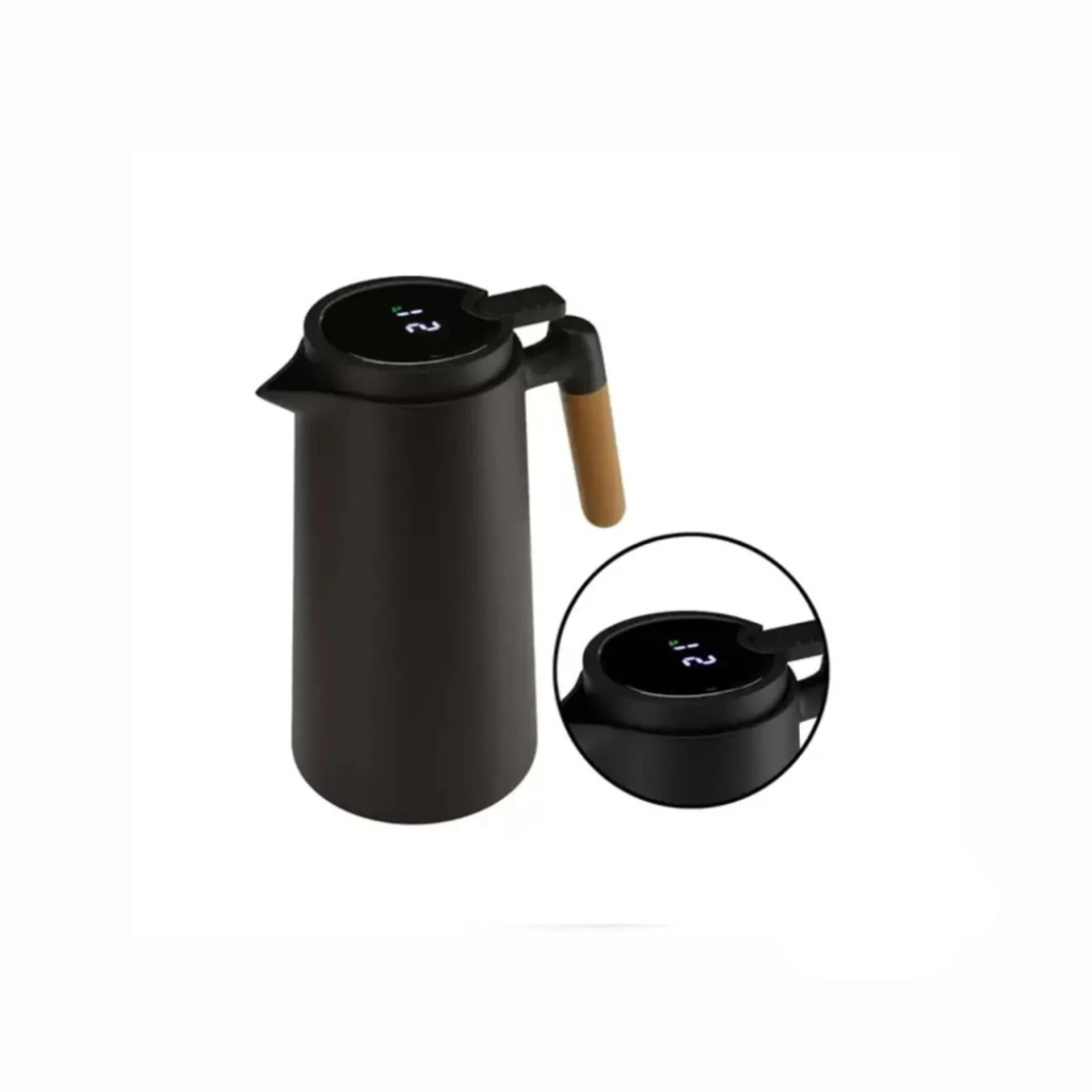Garrafa Térmica de café 1000ml Visor de Temperatura WU-215