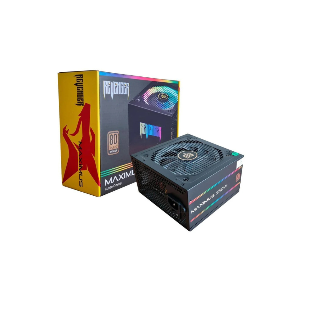 Fonte Gamer Revenger 550w 80Plus Bronze