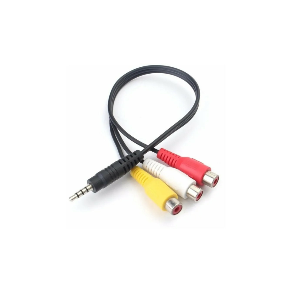 Cabo P3 Macho~3 Rca Fêmea Xtrad XT-2197