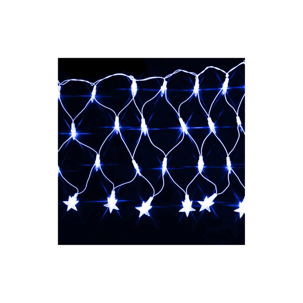 Rede de Led 120 Leds com estrelas