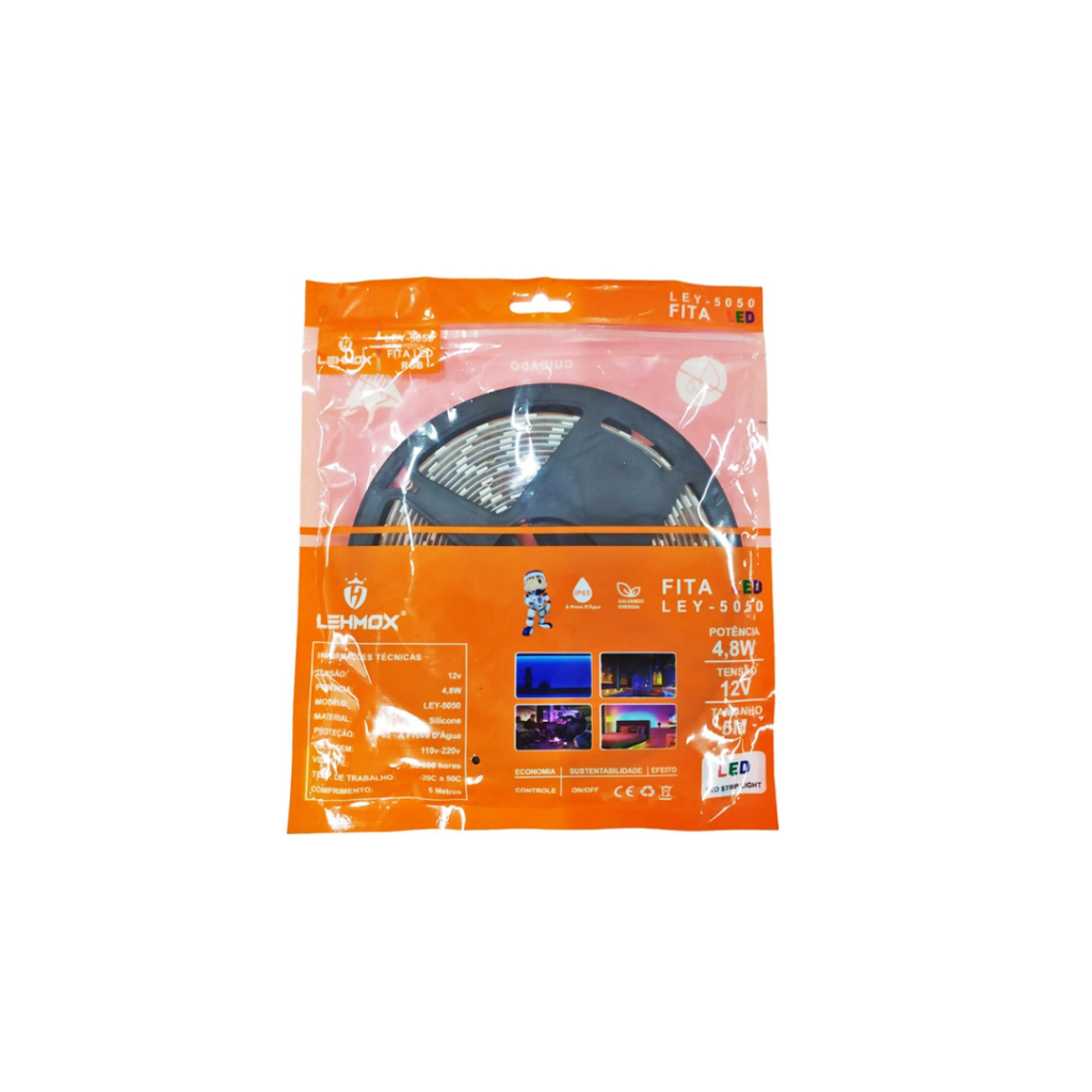 Fita Led RGB 5m Lehmox LEY-5050