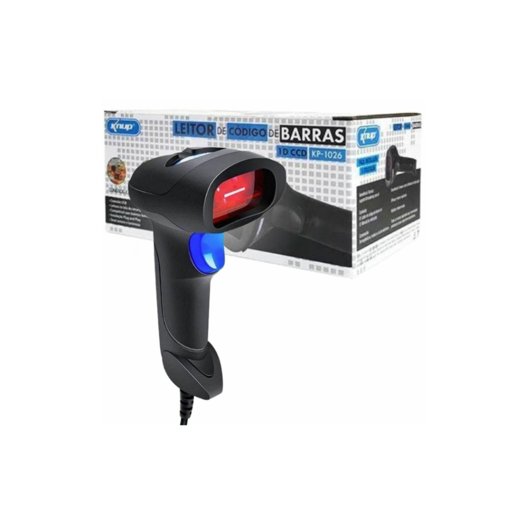 Leitor de Código de Barras Knup KP-1026