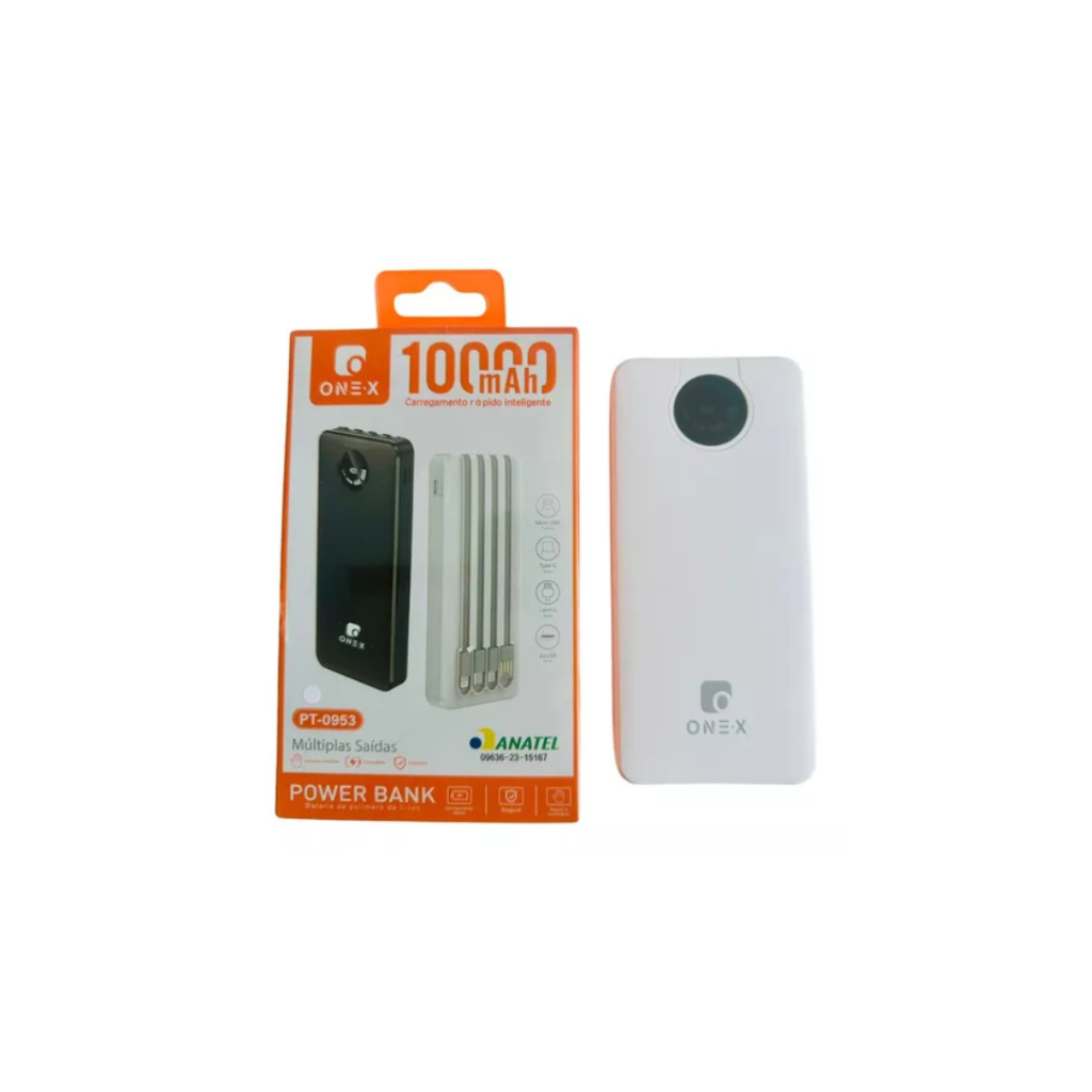 Carregador Portátil 10000mAh One-X PT-0953
