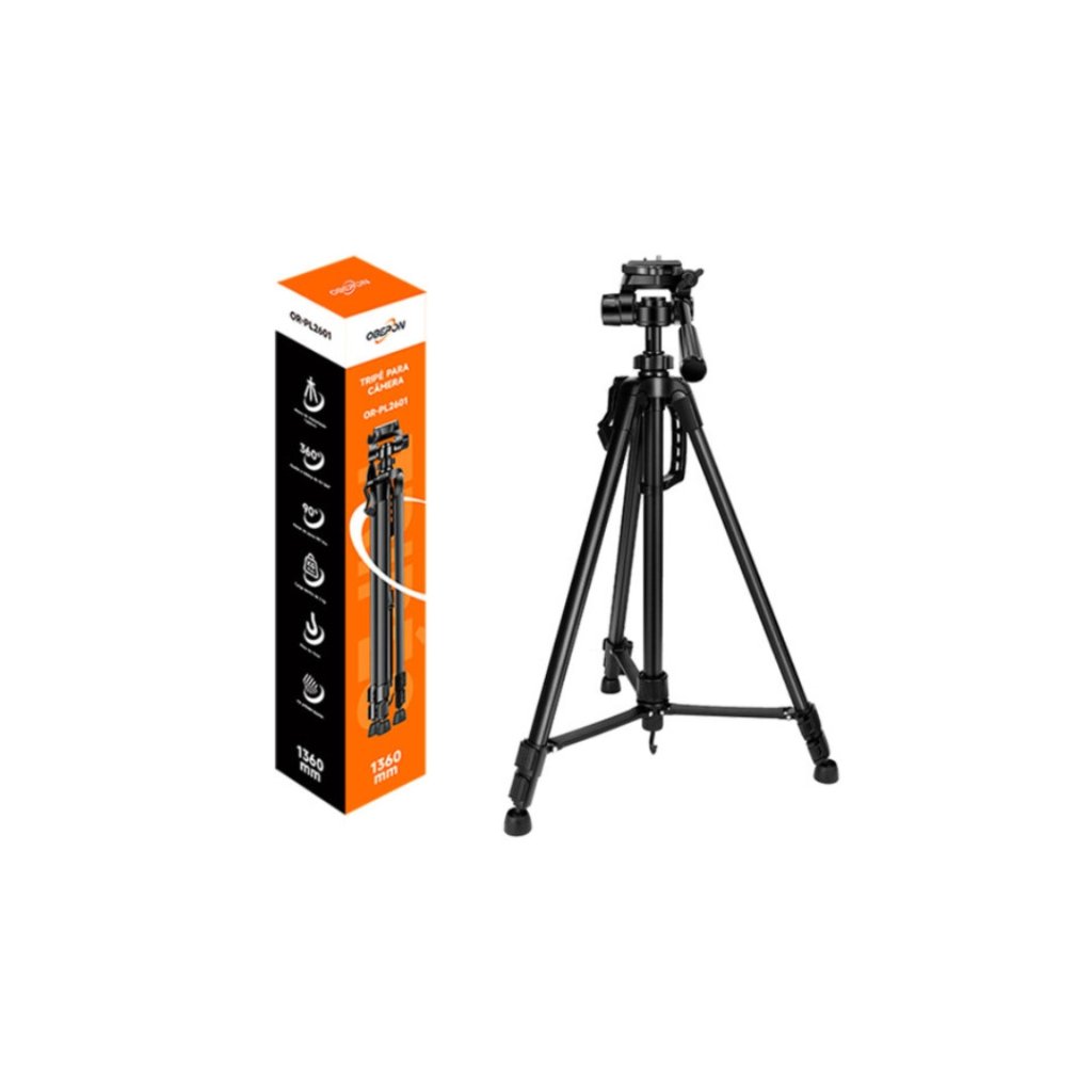 Tripé Para Câmera Oberon OR-PL2601