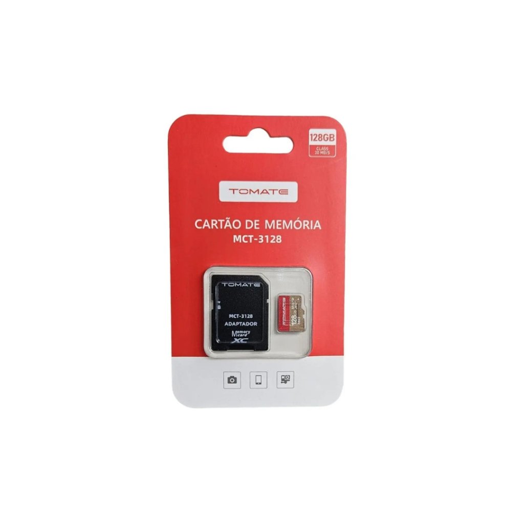 Cartão Micro SD 128GB Tomate MCT-3128