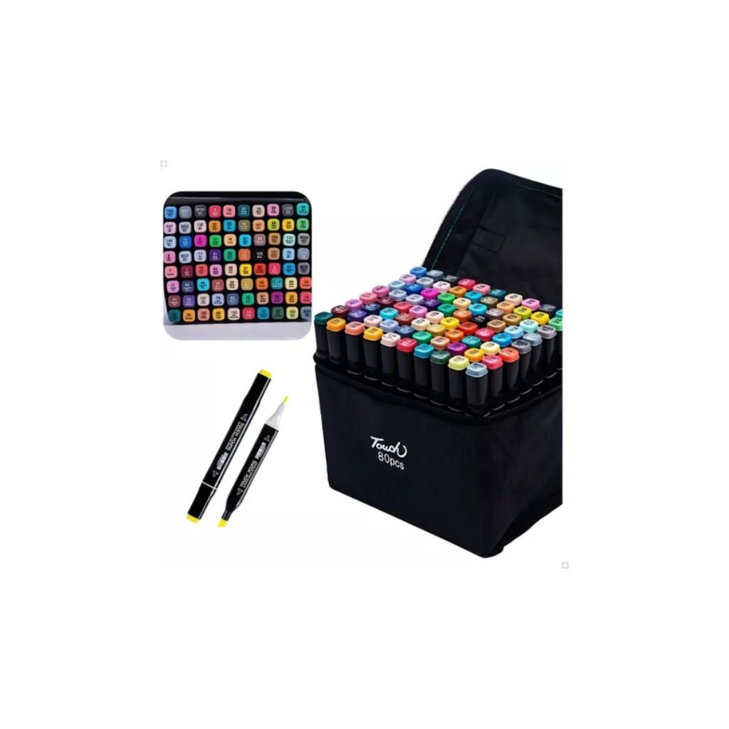 Canetinhas Coloridas 80 Peças