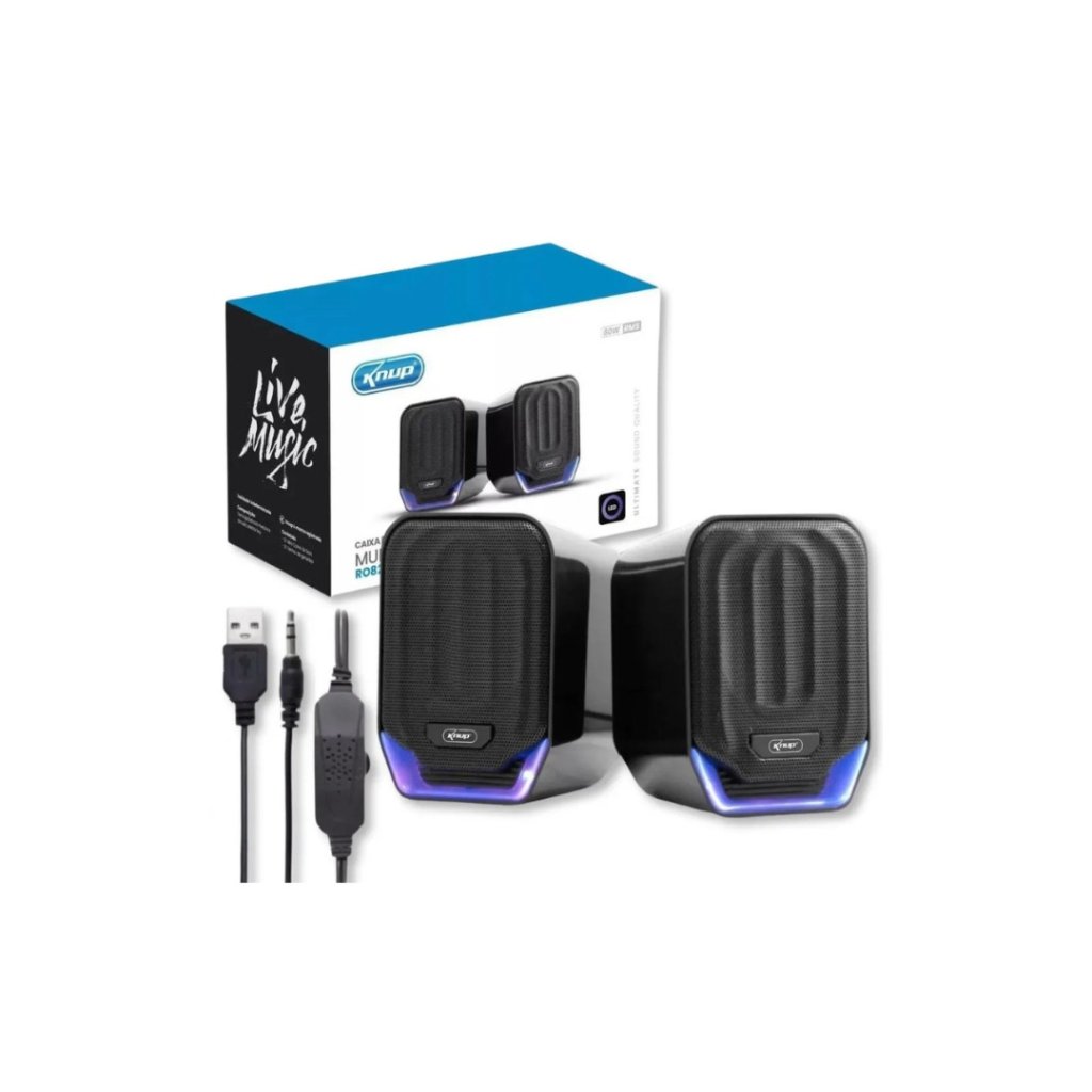 Caixa de Som de PC 12w Knup KP-RO823