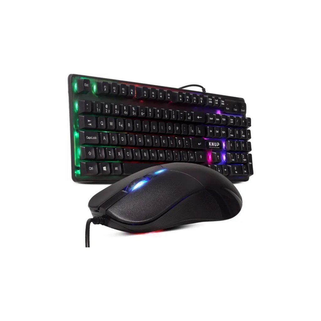 Kit Teclado e Mouse Knup KP-TE118