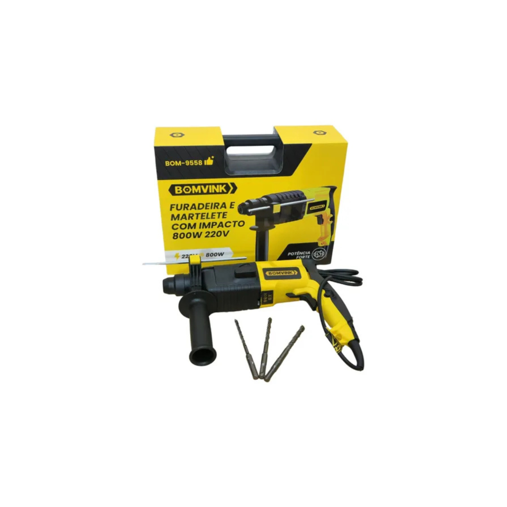 Furadeira Martelete de Impacto 800w Bomvink BOM-9558