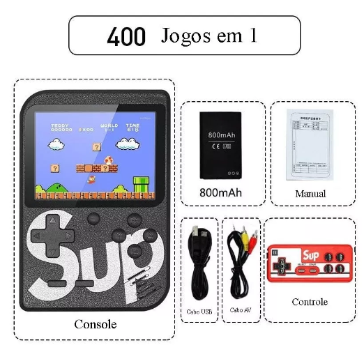Game Sup 400 jogos 
