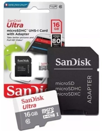 Cartão de memória 16GB 