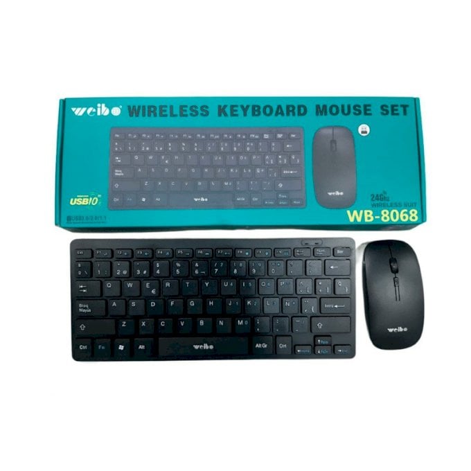 Kit teclado e mouse Weibo