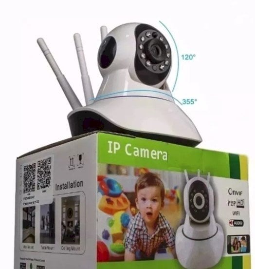 Câmera IP 3 antenas