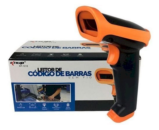 Leitor de código de barras Knup