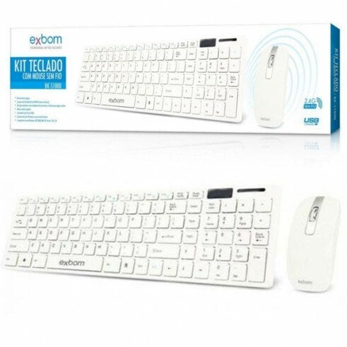 kit Teclado e mouse Exbom