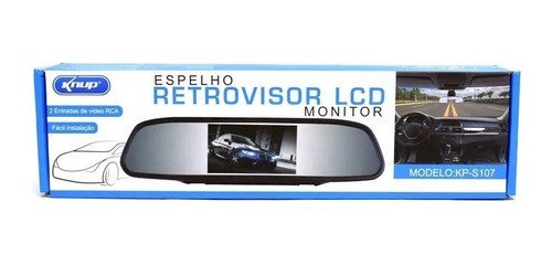 Espelho retrovisor LCD Knup
