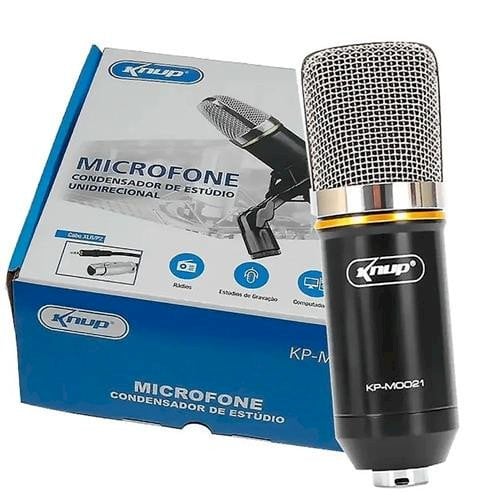Microfone Condensador Knup KP-M0021