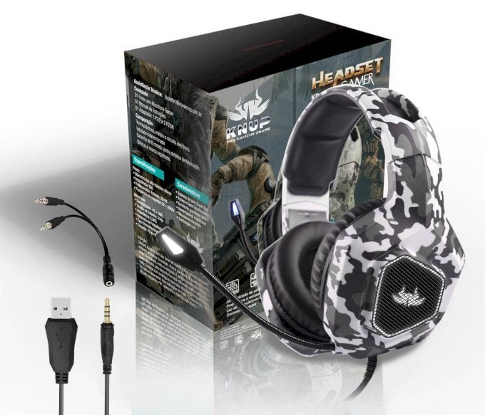 Headset gamer KP-GA02