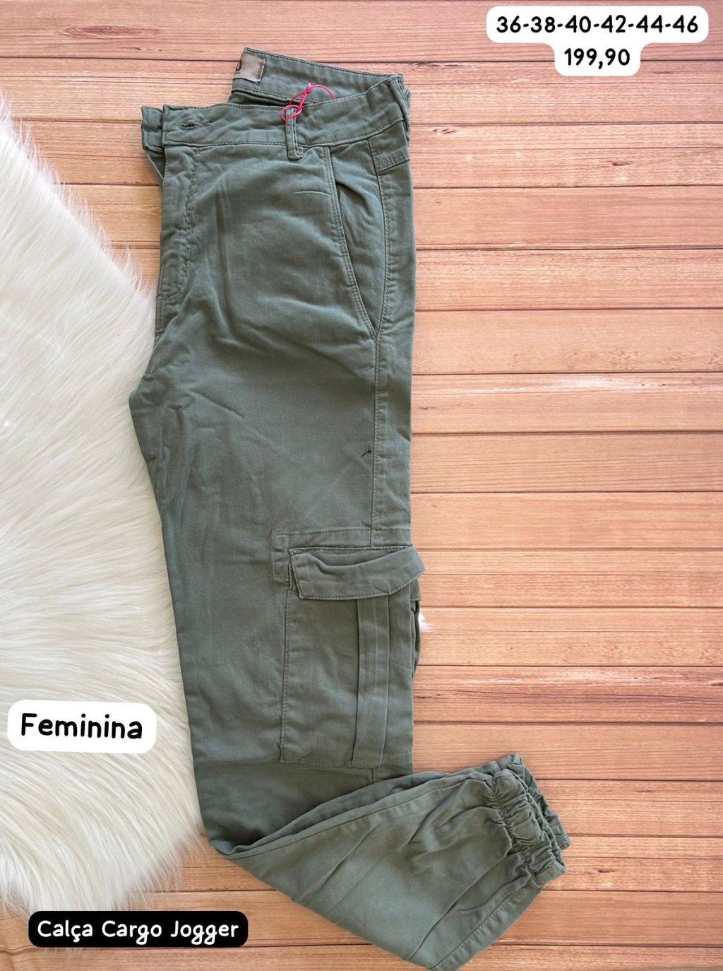 Calça Cargo Jogger 40