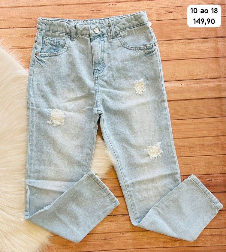 Calça Jeans Mania Kids 18