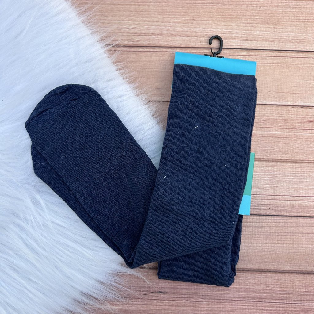 Meia Calça  Marinho 6 a 8 anos 