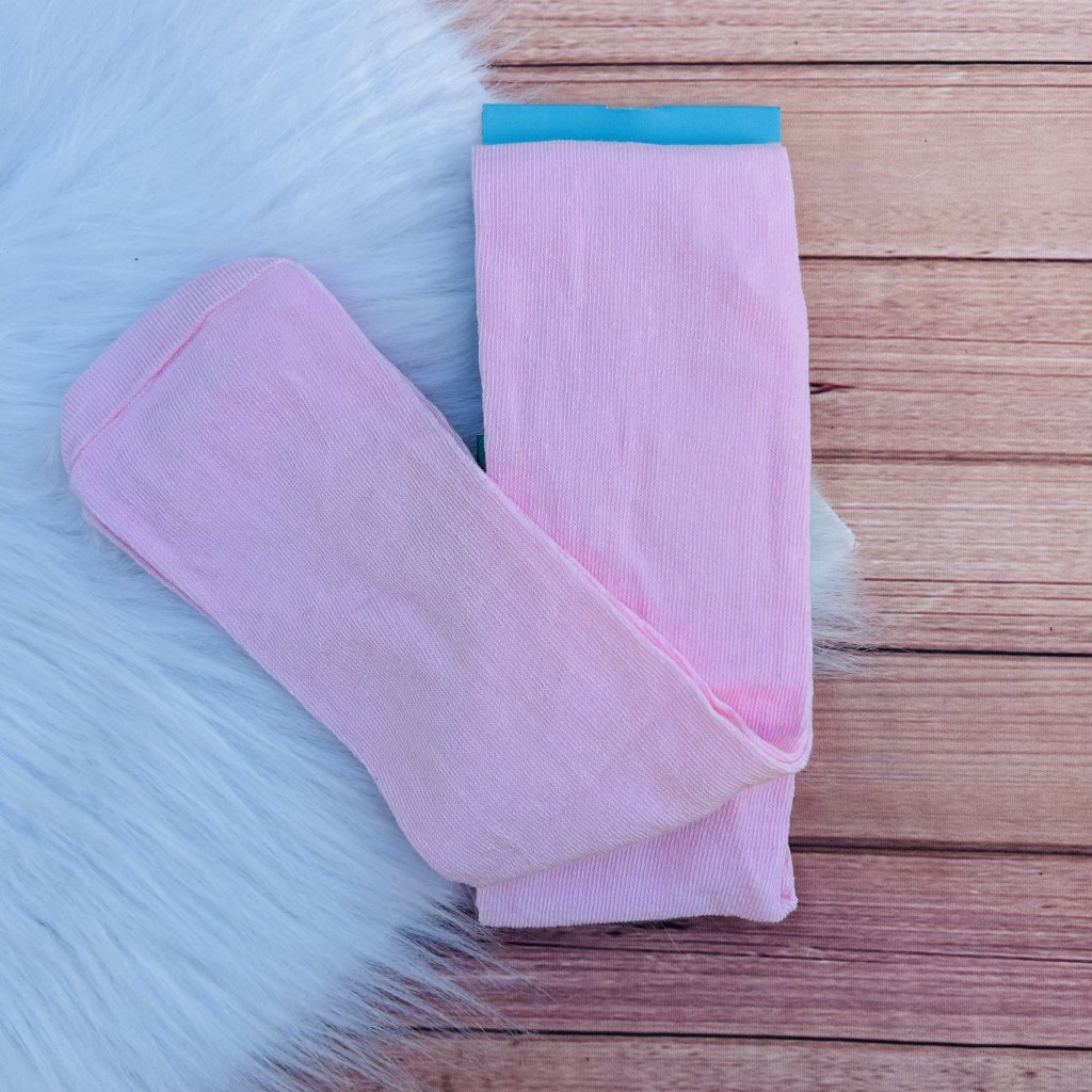 Meia Calça Rosa 6 a 8 anos 