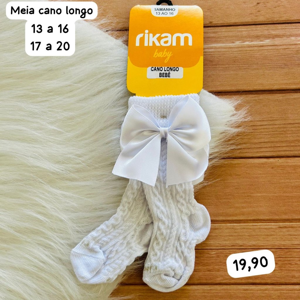 Meia cano longo 17-20