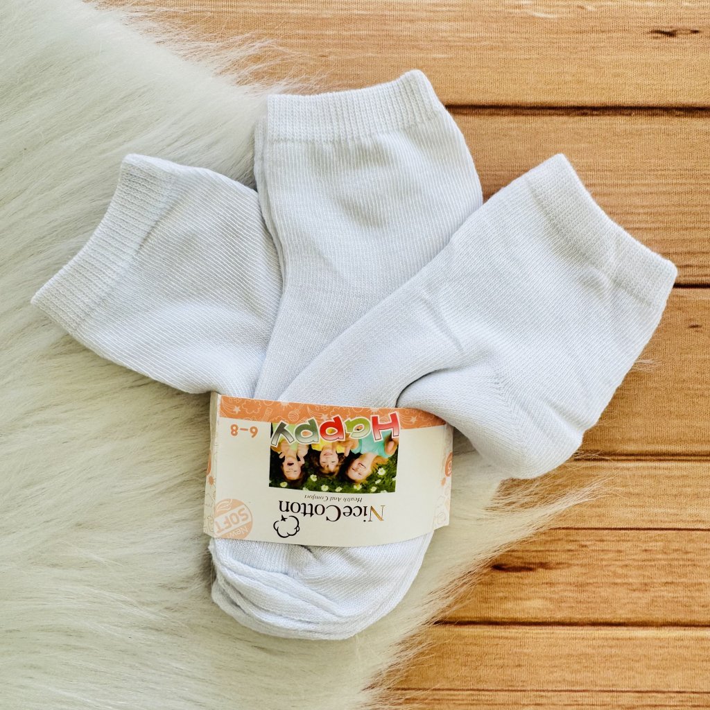 Kit com 3 pares 6-8 anos 