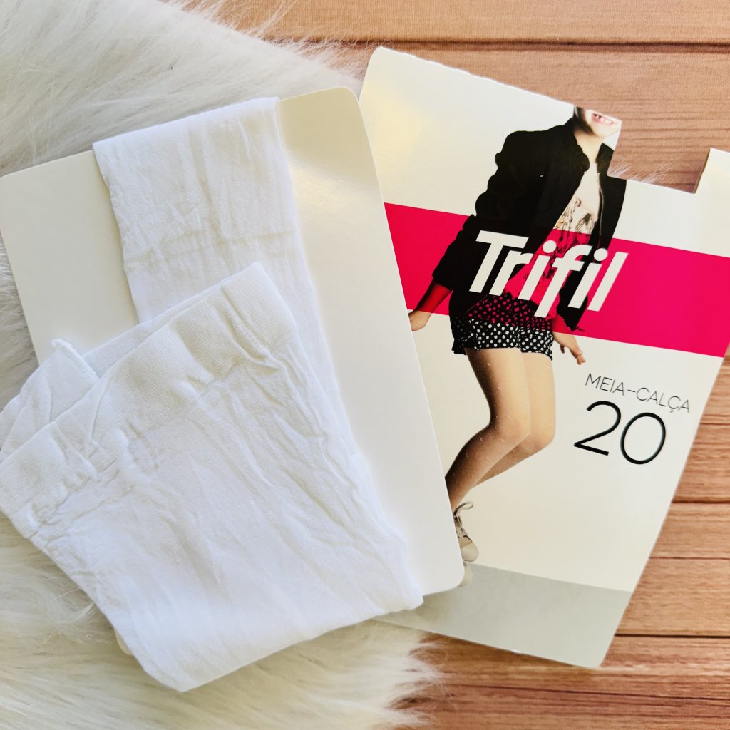 Meia Calça Fio 20 - TAM M 6 a 8 anos 