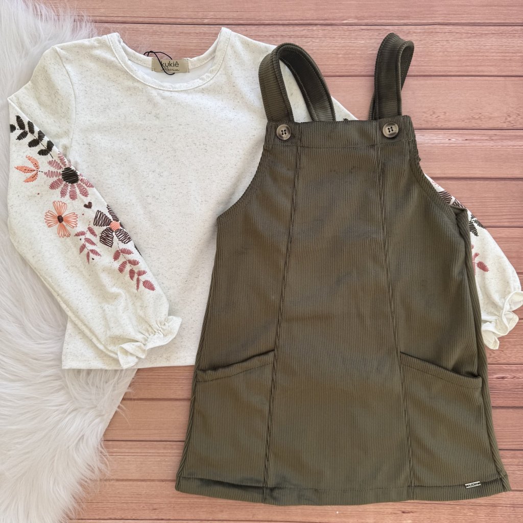 Salopete e Blusinha Kukie 14