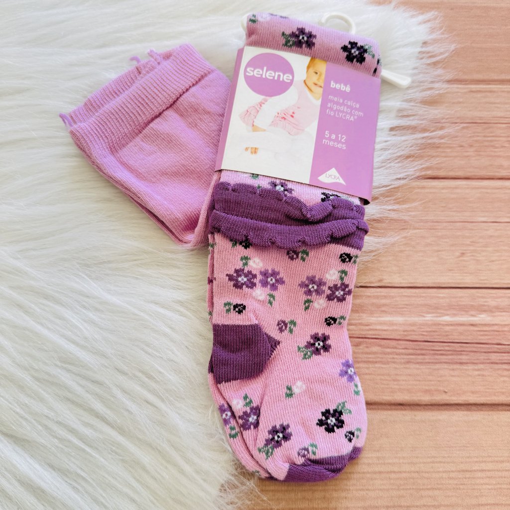 Meia Calça TAM 5 a 12 Meses 