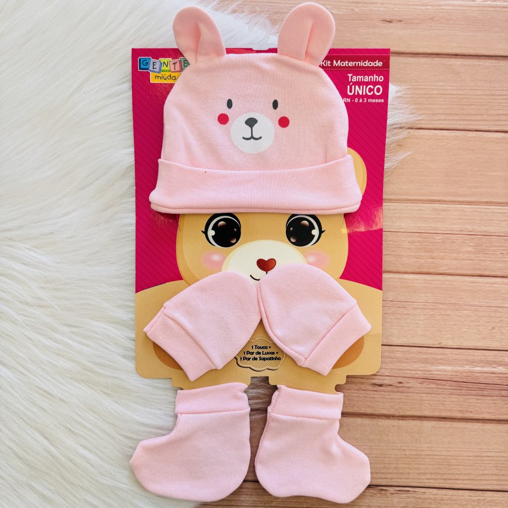 Kit Bebê Algodão 0 a 3 meses 