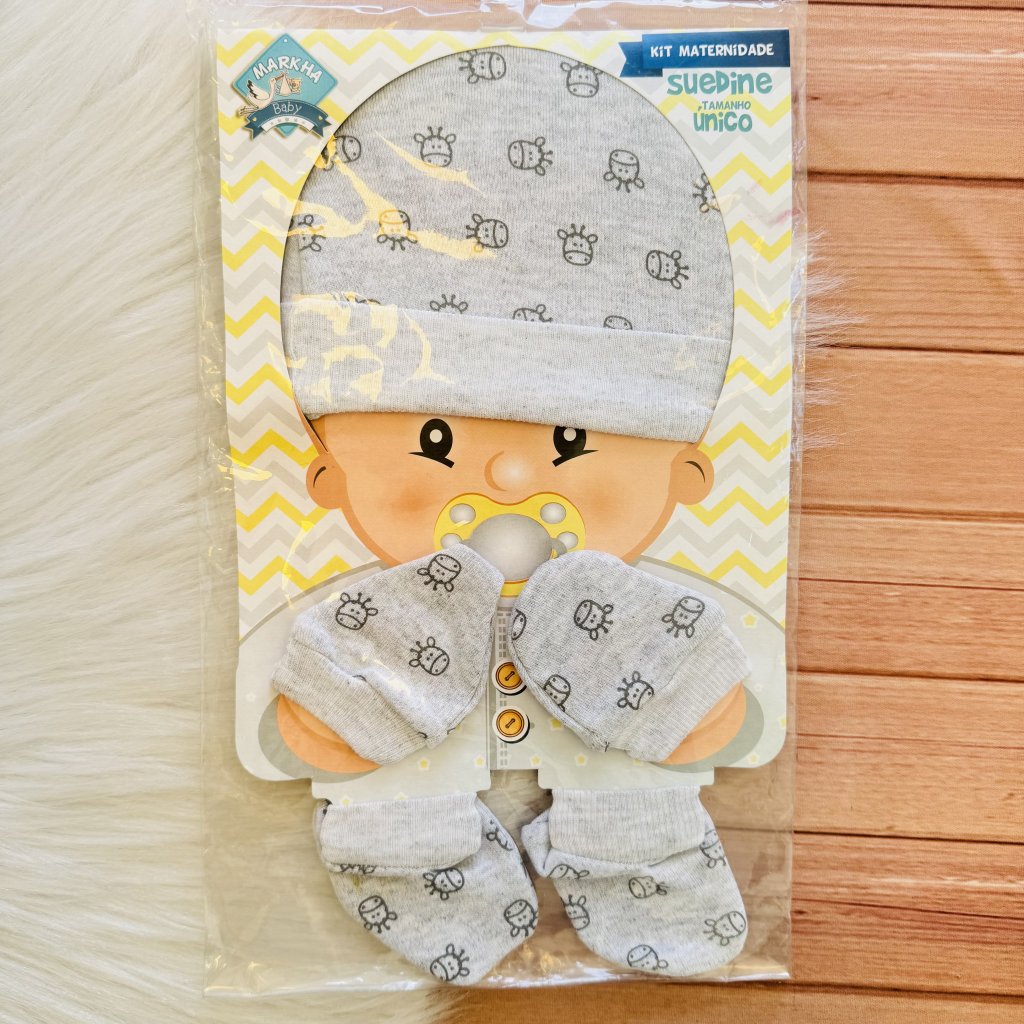 Kit Bebê Suedine 0 a 3 meses 