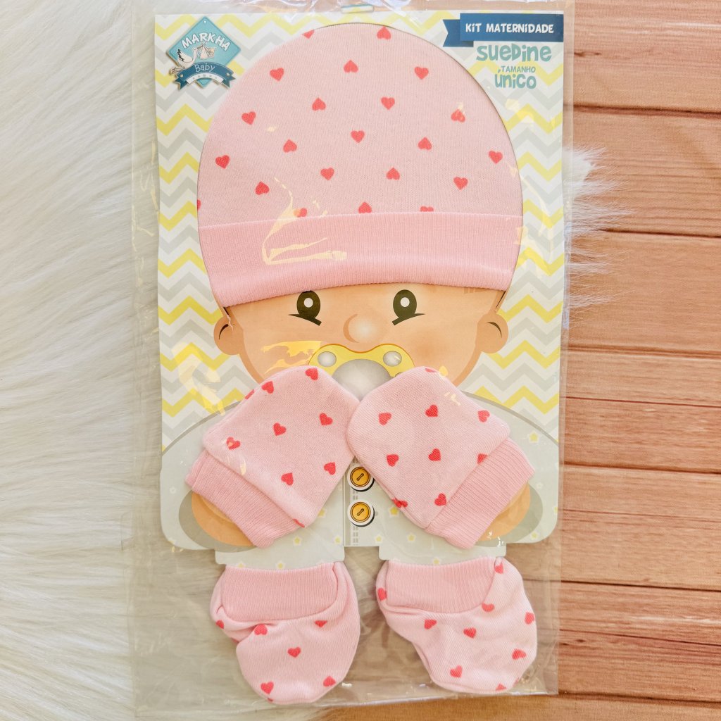 Kit Bebê Suedine 0 a 3 meses 