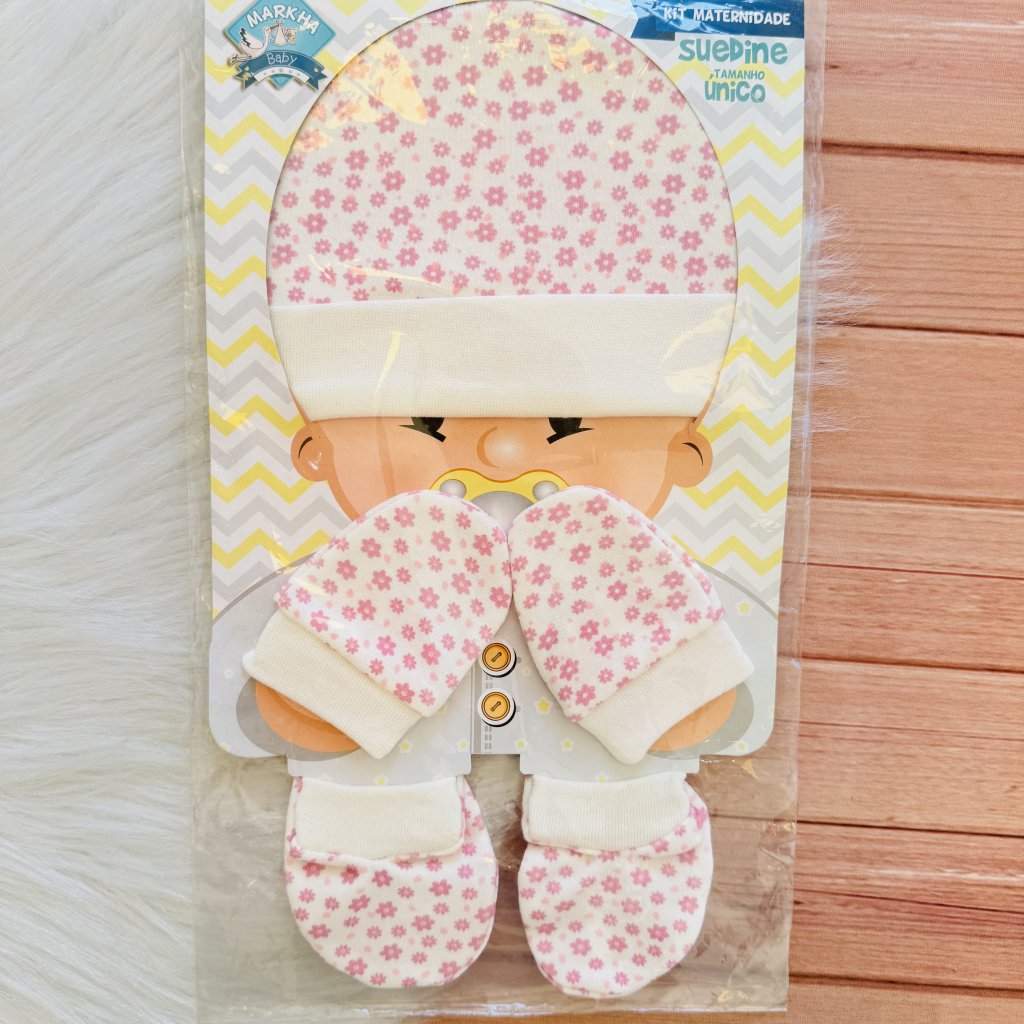 Kit Bebê Suedine 0 a 3 meses 