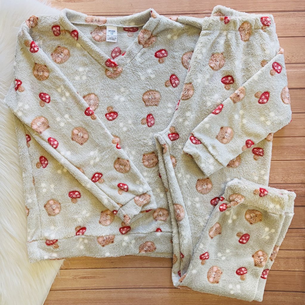 Pijama Fleece P/M
