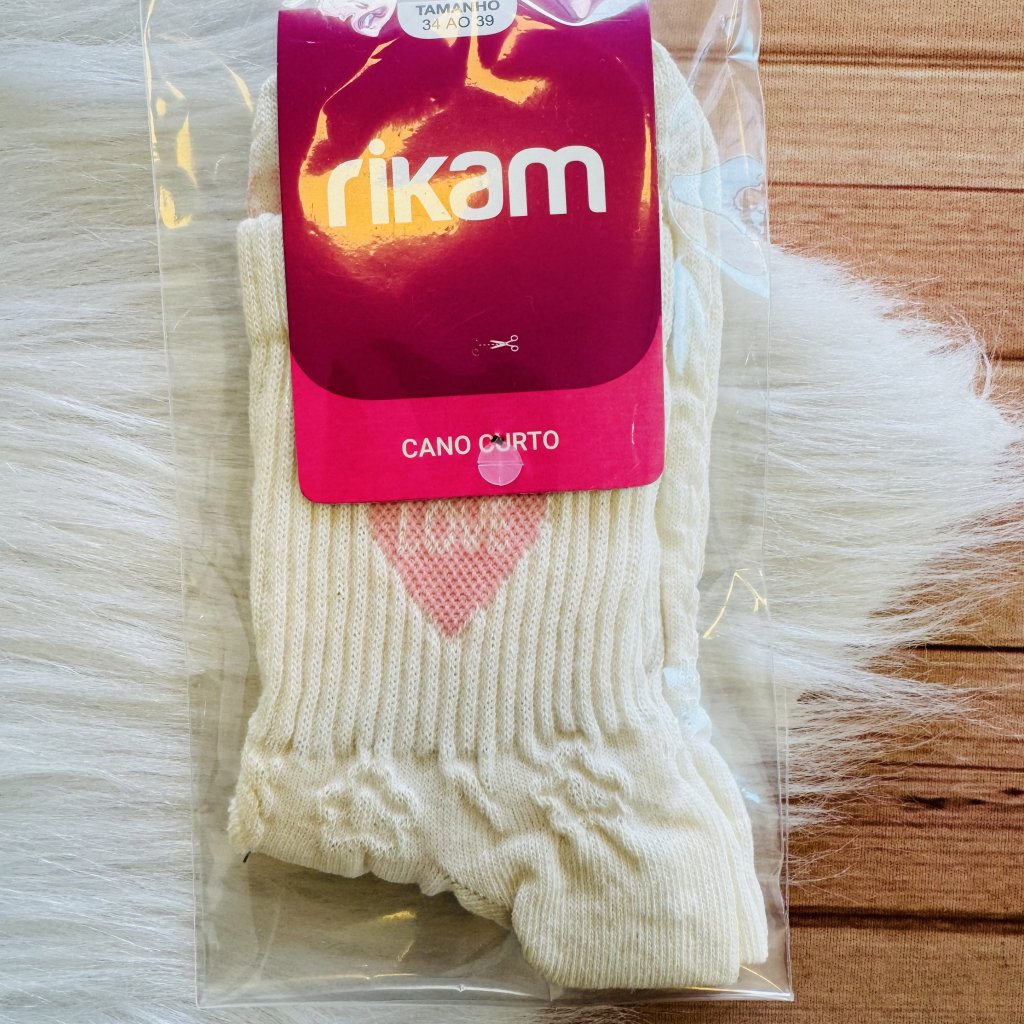 Meia Cano Curto Rikam 34 ao 39