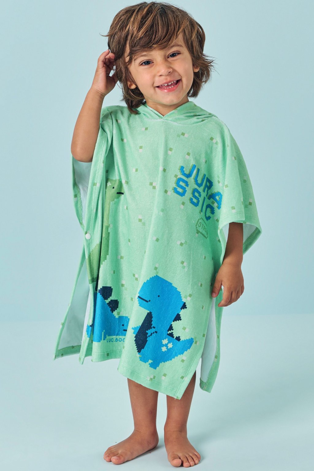 Toalha Poncho Plush Atoalhado Lucboo M