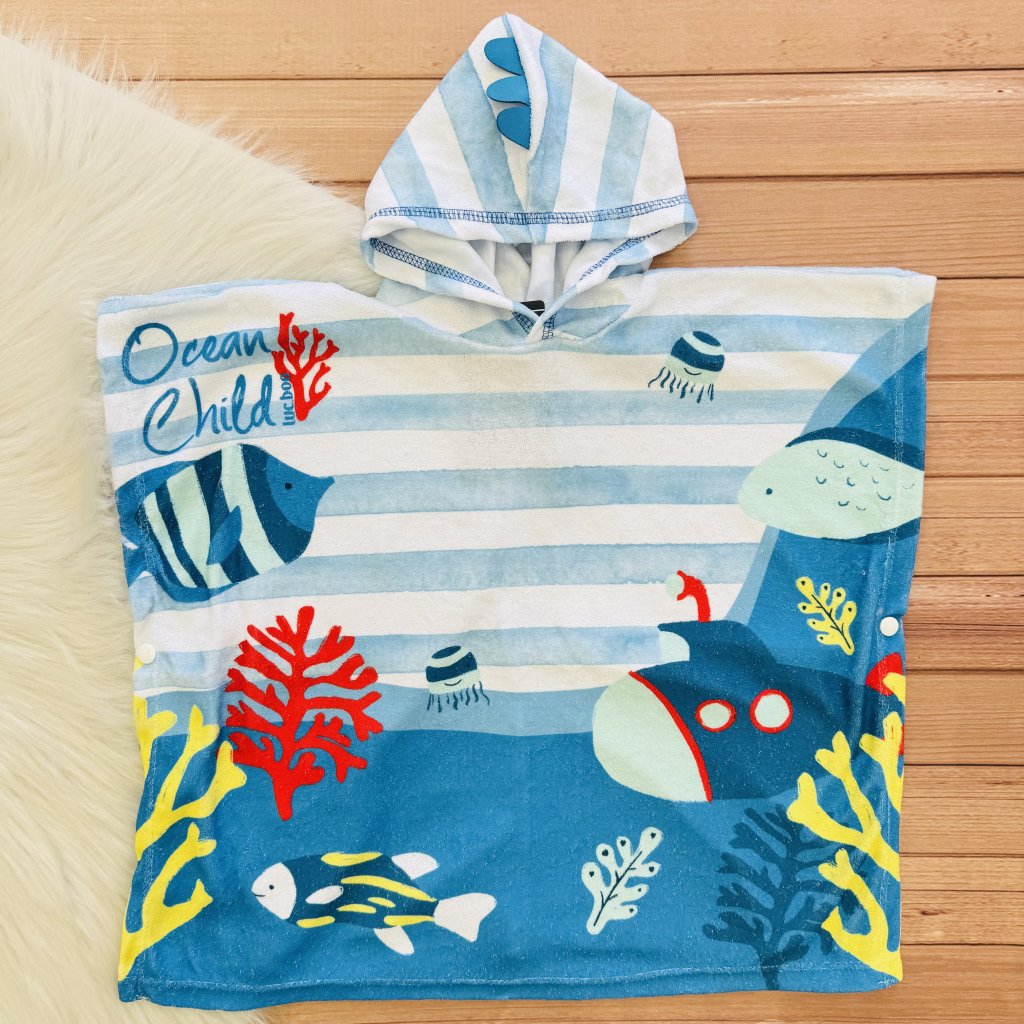 Toalha Poncho Plush Atoalhado Lucboo M