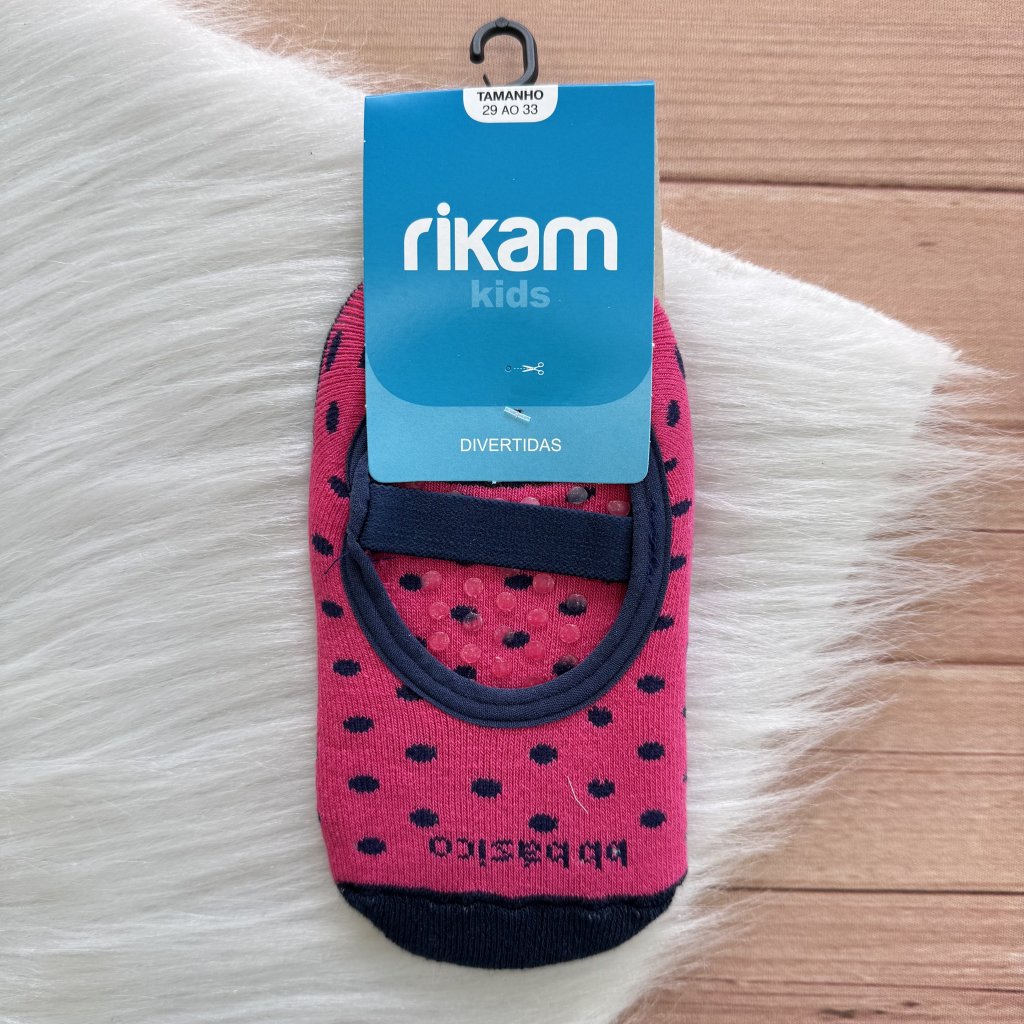 Meia Antiderrapante Rikam 29 ao 33