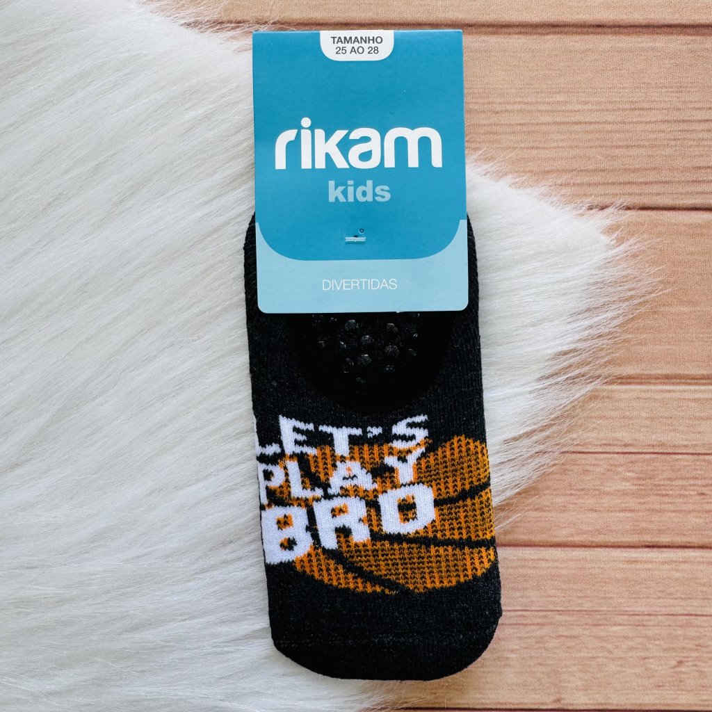 Meia Sapatilha antiderrapante 25 ao 28