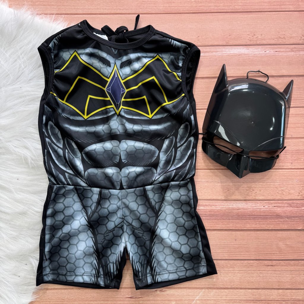 Kit Fantasia Batman 1 a 3 anos